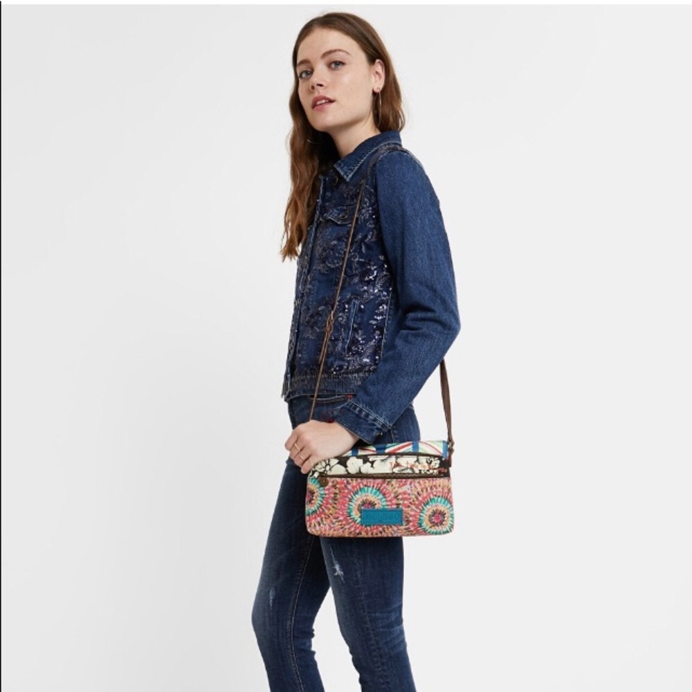 Desigual small handbag clutch 3 pockets